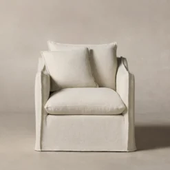 The Dune Chair - Heritage Belgian Linen Alder