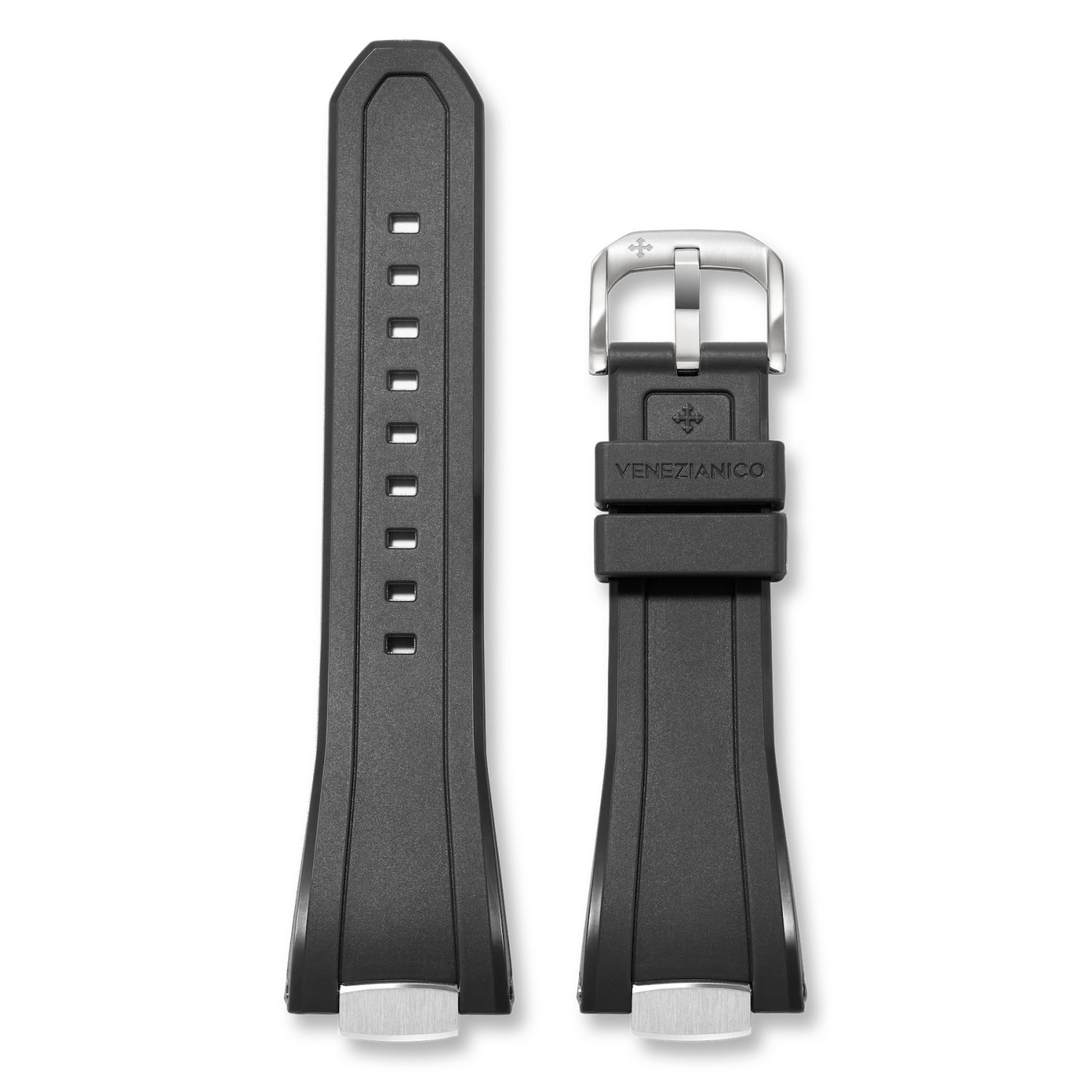 Integrated Rubber Strap For Arsenale - Black 1 Integrated Rubber Strap For Arsenale - Black