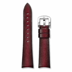 Leather Strap 20mm - Fumè Red