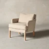 The Kaye Chair - Nubuck Leather Fawn