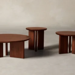 The Morro Tables -Venetian Store 240822 MHFW24 morro table set of 3D1 027 natural walnut scaled