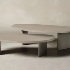 The Vestry Coffee Tables -Venetian Store 240822 MHFW24 vestry coffee table set of 2D1 031 ashen oak