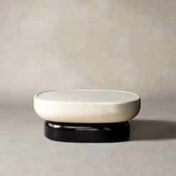 Venetian Store 26 Venetian Store -Venetian Store 240823 MHFW24 emile coffee table sugar obsidian lacquer finish A1 152 V2 R1