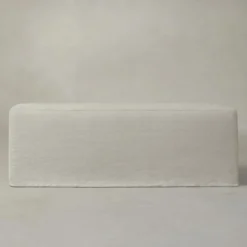 The Beacon Dining Bench - Heritage Belgian Linen Alder