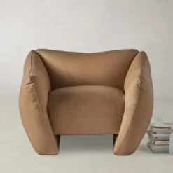 The Bond Chair - Tuscan Leather Camel