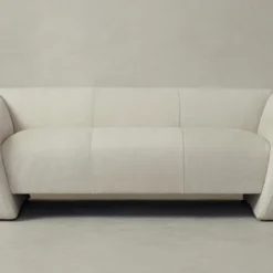 The Bond Settee - Nubuck Leather Sail