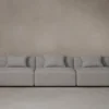 The Breuer Modular Sofa - Heritage Belgian Linen Agate