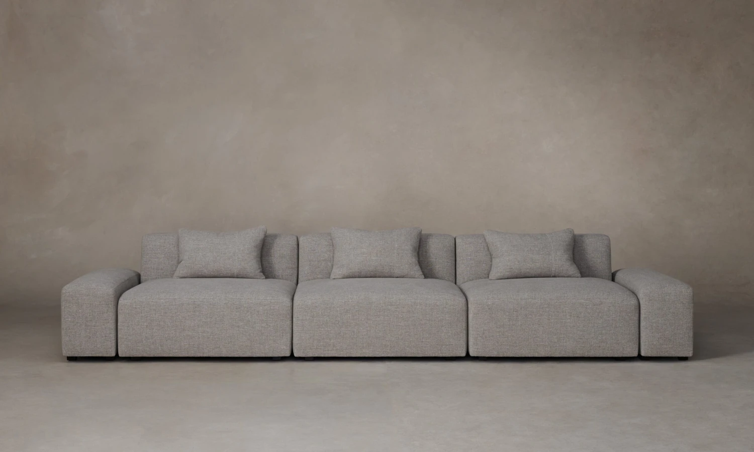The Breuer Modular Sofa - Heritage Belgian Linen Agate 1 The Breuer Modular Sofa - Heritage Belgian Linen Agate