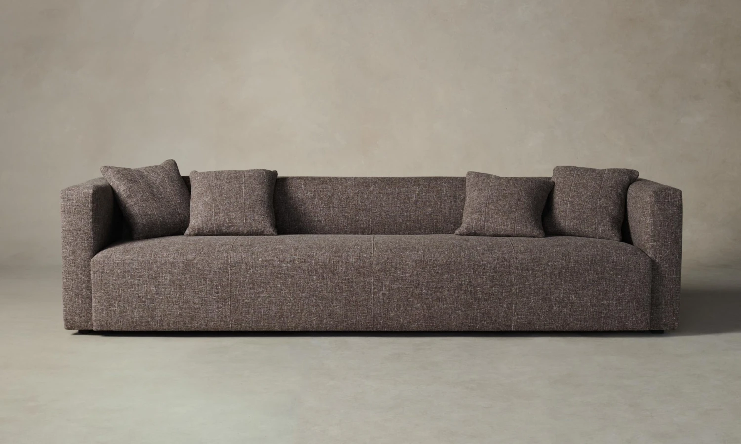 The Breuer Sofa - Heritage Belgian Linen Carob 1 The Breuer Sofa - Heritage Belgian Linen Carob