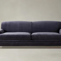 The Carmine Sofa - Performance Velvet Flannel