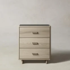 The Clinton 3-Drawer Dresser 15 The Clinton 3-Drawer Dresser -Venetian Store clinton 3 drawer dresser greywash ash with pebbled leather ash2.0 scaled