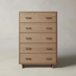 The Clinton 5-Drawer Dresser -Venetian Store clinton 5 drawer dresser pecan ash2.0 scaled