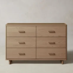 The Clinton 6-Drawer Dresser 13 The Clinton 6-Drawer Dresser -Venetian Store clinton 6 drawer dresser pecan ash with tuscan leather camel2.0 scaled