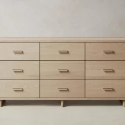 The Clinton 9-Drawer Dresser -Venetian Store clinton 9 drawer dresser driftwood ash with pebbled leather stone2.0 scaled