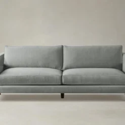 The Crosby Sofa - Performance Velvet Seafoam