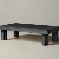 The Dean Rectangular Coffee Table -Venetian Store dean coffee table blackened oak 54 x30 2.0 scaled