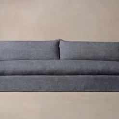 The Dune Sectional - Heritage Belgian Linen Lake -Venetian Store dune sofa classic back heritage belgian linen lake 857efff1 dc85 4701 8e45 4cdbcf835a28