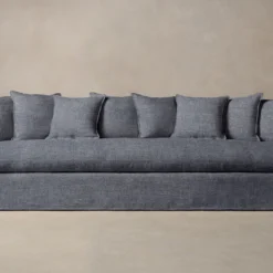 The Dune Sectional - Heritage Belgian Linen Lake -Venetian Store dune sofa scatter back heritage belgian linen lake d9d1beba 3d06 42cc 893a 6afd825ca0de