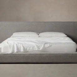 The Eldridge Bed - Heritage Belgian Linen Agate
