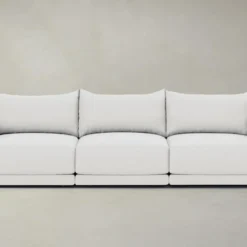 The Jones Modular Sectional - Performance Linen Weave Pure White