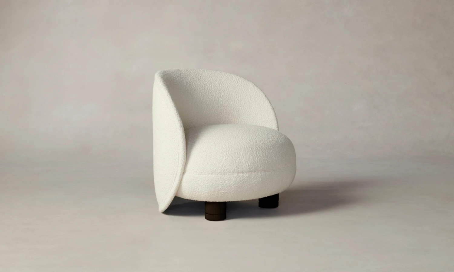 The Laight Chair - Italian Bouclé White 5 The Laight Chair - Italian Bouclé White - Image 5