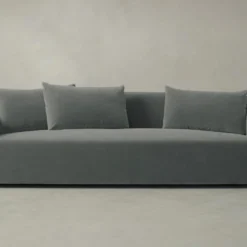 The Lenox Sofa - Mohair Fog -Venetian Store lenox sofa mohair fog charcoal2.0 scaled