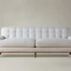The Ludlow Sofa - Performance Linen Weave Pure White