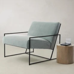 The Mercer Chair - Nubuck Leather Tide