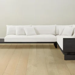 The Muir Sectional - Performance Linen Weave Flour 9 The Muir Sectional - Performance Linen Weave Flour -Venetian Store muir l sectional performance textured linen pearl charcoal l2.0 a26bc18d 4da3 44a6 b3e5 02b581d1edd0 scaled