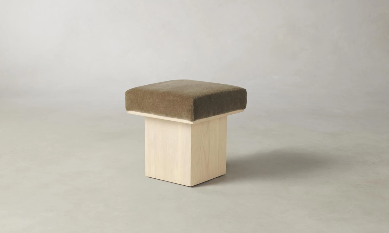 The Mulberry Ottoman - Mohair Mink 6 The Mulberry Ottoman - Mohair Mink - Image 6