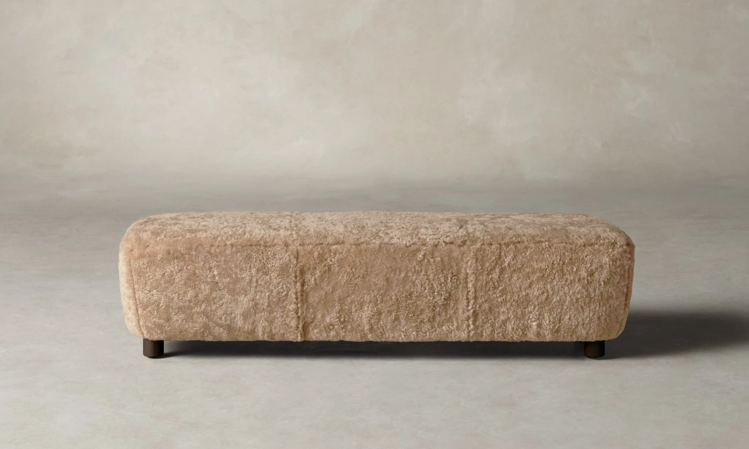 The Perry Bench - Shearling Toffee 3 The Perry Bench - Shearling Toffee - Image 3