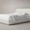 The Smith Bed - Italian Bouclé White