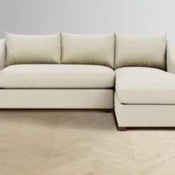 The Sullivan Sectional - Performance Linen Weave Prairie -Venetian Store sullivan chaise sectional performance linen creme coffee r2.0 scaled