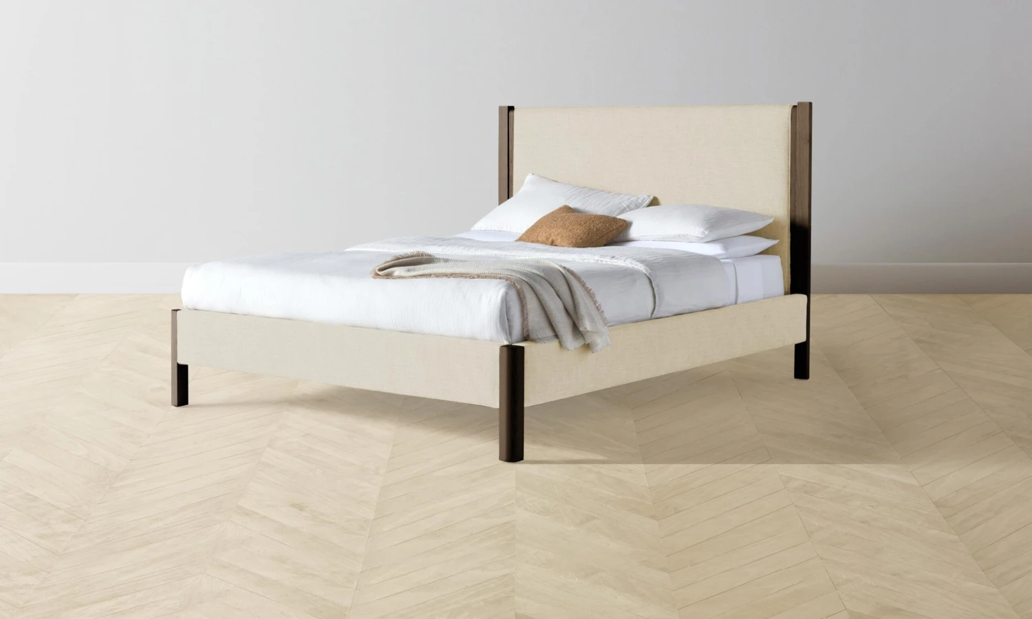 The Thompson Bed - Performance Linen Weave Prairie 4 The Thompson Bed - Performance Linen Weave Prairie - Image 4