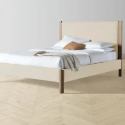 The Thompson Bed - Performance Linen Weave Prairie 9 The Thompson Bed - Performance Linen Weave Prairie -Venetian Store thompson bed performance linen creme pecan2.0 8acb93e9 5818 4c4f b63a e62617842710 scaled