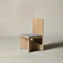 The Venice Chair - Heritage Belgian Linen Carob -Venetian Store venice chair belgian linen carob natural oak2.0 scaled