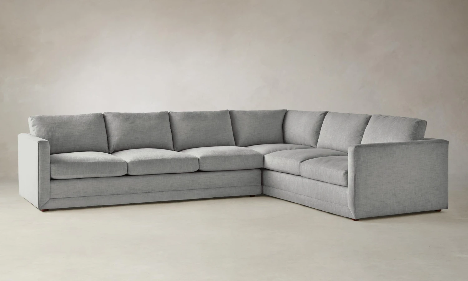 The Warren Sectional - Performance Linen Weave Cloud 2 The Warren Sectional - Performance Linen Weave Cloud - Image 2