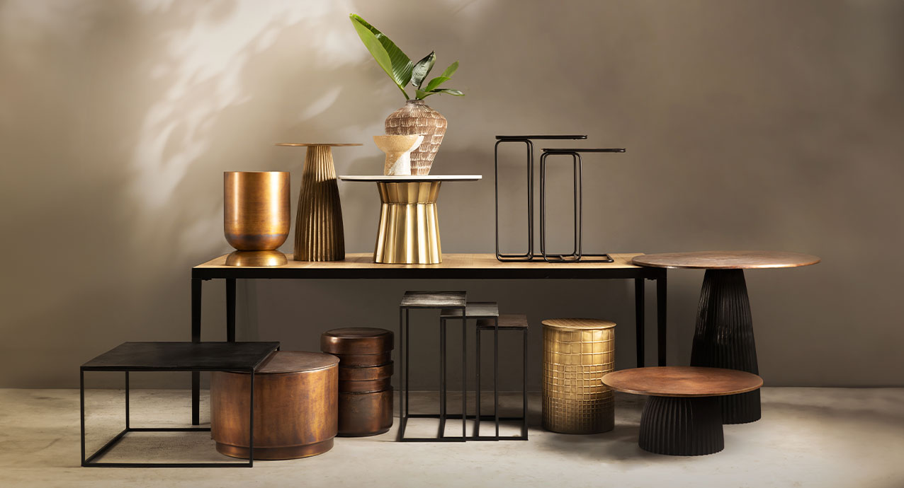 Venetian Store -Venetian Store Ebony Side Table Stack Narrow Banner