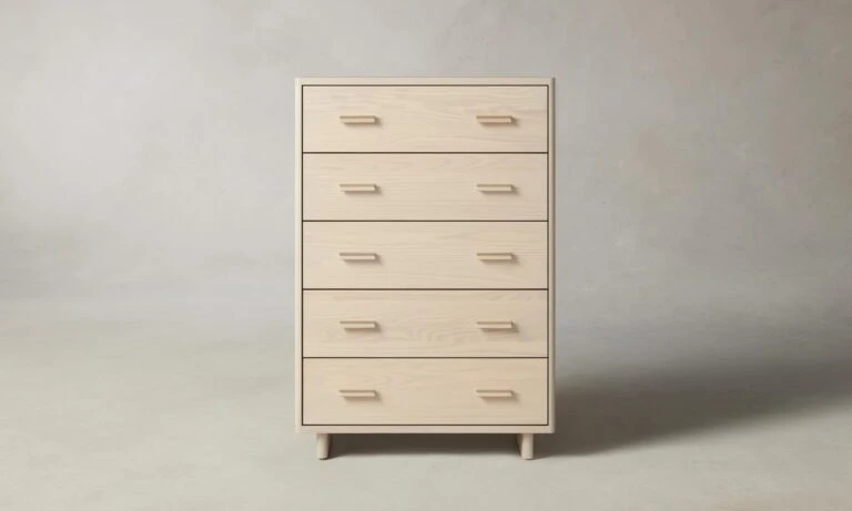 Venetian Store -Venetian Store clinton 5 drawer dresser whitewash ash with tuscan leather bisque2.0 768x461 1